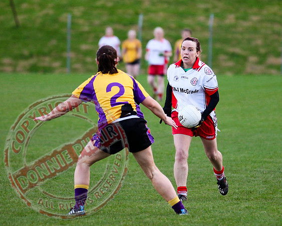 St. Pat's Donagh V Carryduff in Ladies Junior Cup GAA Ulster Match.