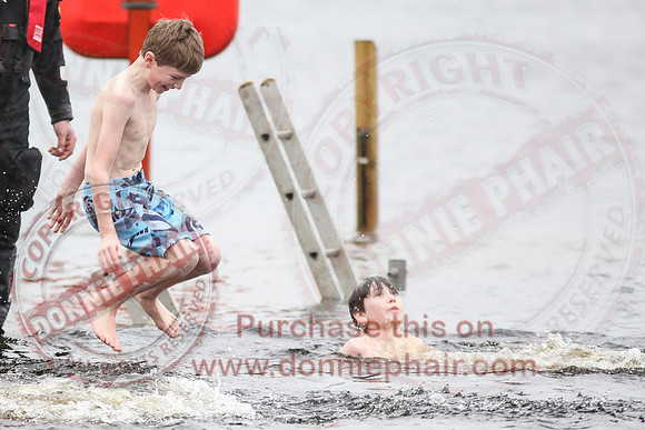 Galloon Island Charity Swim on New Years Day.