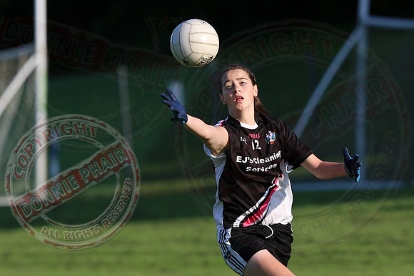 Aghadrumsee (1-14) V Ederney (1-05) in Girls U16 GAA Division One Final.