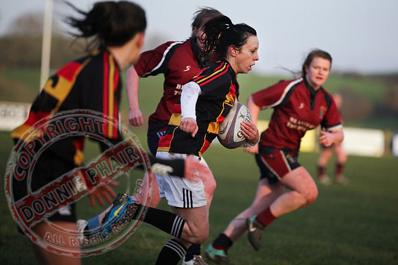 Enniskillen V Sligo in Ladies Rugby.