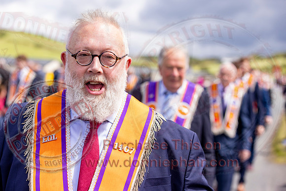 Annual County Donegal Twelfth Demonstration at Rossnowlagh-93