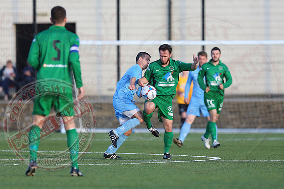 Enniskillen Town (2) V Ballinamallard United Reserve (0) in 75th Coffey Cup Final.
