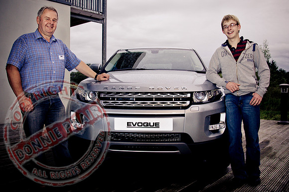 Launch of Range Rover Evoque by TP Topping in The Waterways Building, Ennisikillen.