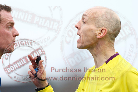 Ballinamallard United (2) V Coleraine (1) in IFA Premier League.
