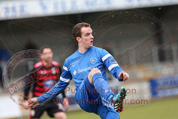 Ballinamallard United (2) V Coleraine (1) in IFA Premier League.
