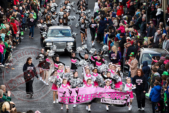 St. Patrick's Day celebrations in Enniskillen, County Fermanagh.