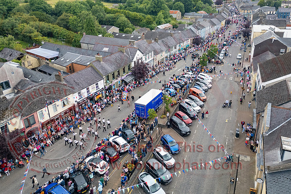Aerial Photos of the Annual County Fermanagh Twelfth Demonstration In Irvinestown-22