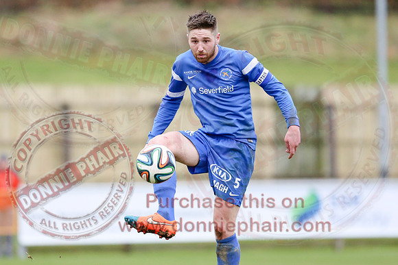 Ballinamallard United (1) V Glenavon (3) in IFA Danske Premier League.