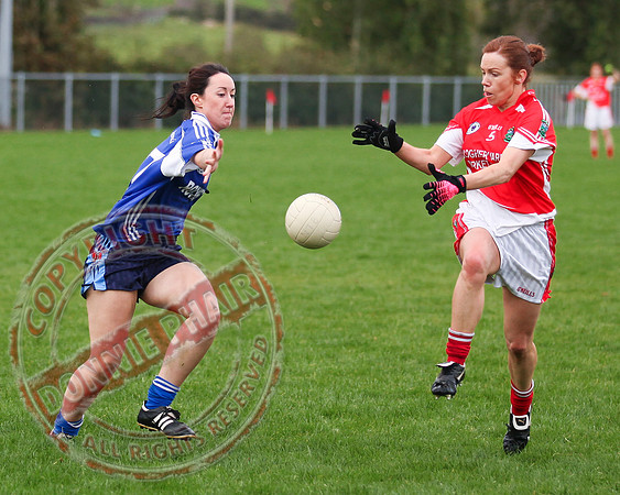 Ladies GAA Football League Final in Brookeborough between Kinawley and Newtownbutler First Fermanagh's.