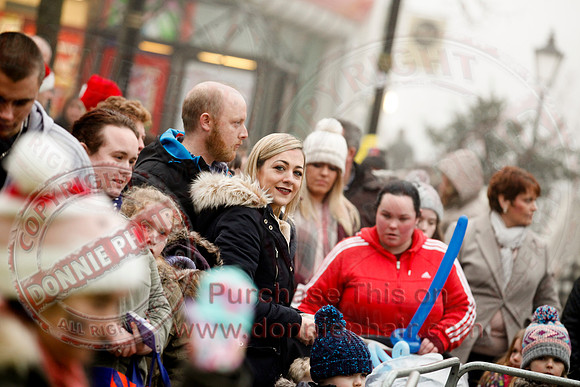 Switching on Christmas Lights in Enniskillen