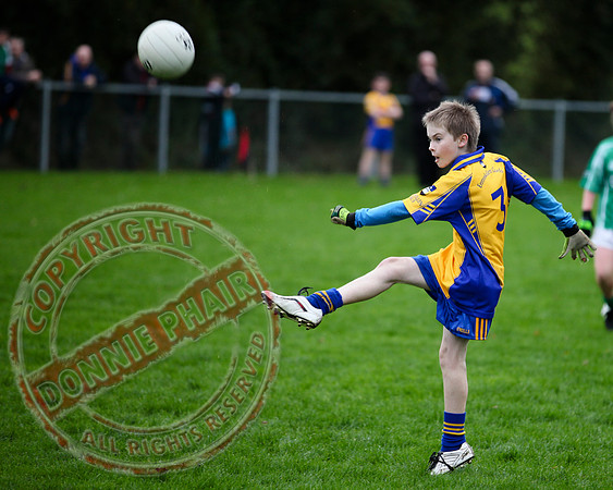 Roslea V Enniskillen Gaels in U12 GAA Football B Final.