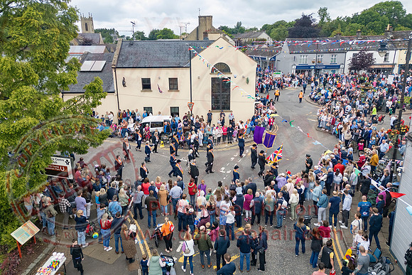 Aerial Photos of the Annual County Fermanagh Twelfth Demonstration In Irvinestown-5