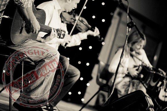 Sharon Shannon and Eleanor Shanley at the Newtownbutler Festival.