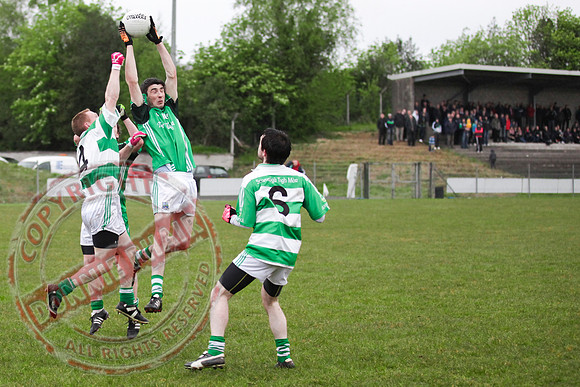 Teemore V Roslea in Senior Men GAA League Football.