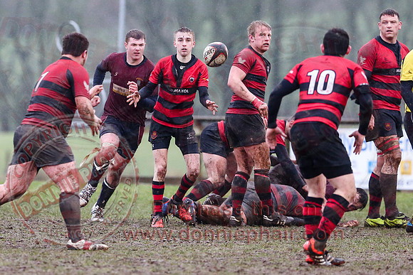Enniskillen 1st XV (3) V Carrickfergus (20) in Kukri Qualifying Rugby League 2