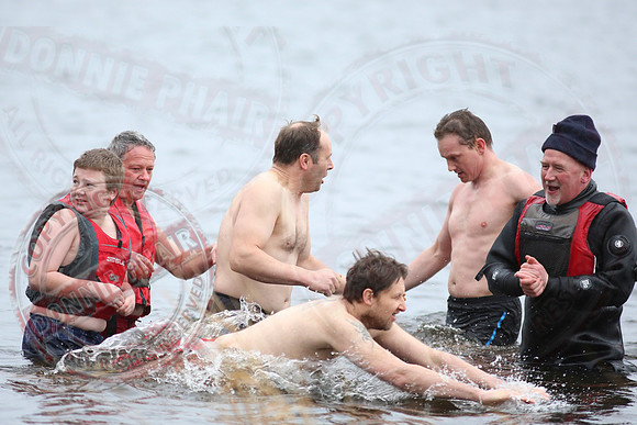 New Years Day Galloon Island Charity Swim