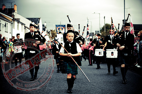 Loyalist Parade in Newtownbutler.