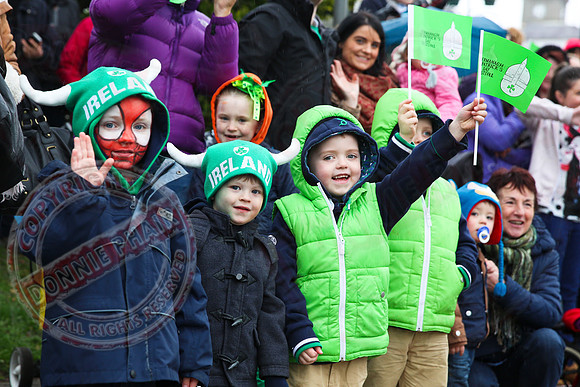 St. Patrick's Day celebrations in Enniskillen, County Fermanagh.