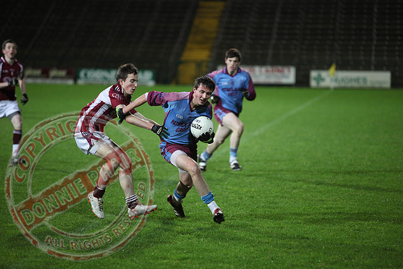 St. Michaels College Enniskillen V Omagh CBS in McCormick Cup game held in Brewster Park.