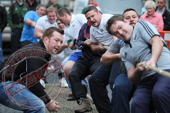 Kesh Festival - Tug O War Competition held in Main STreet.