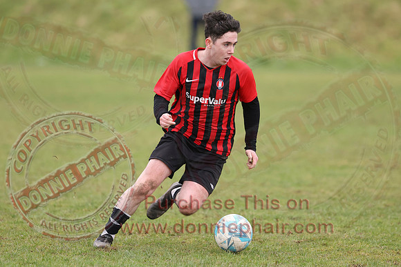 Irvinestown (0) V Enniskillen Athletic (0) in Mercer Football League-7