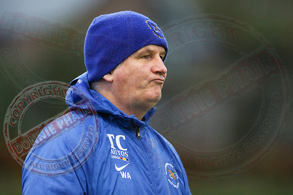 Ballinamallard United (0) v Portadown (2) in Danske Bank IFA Premier League.