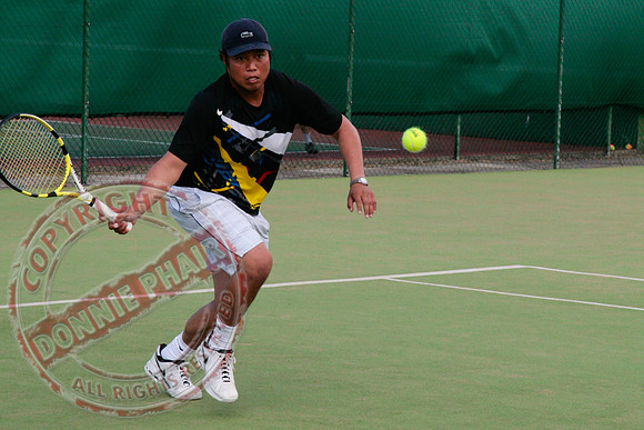 Tennis Competition in the Bawnacre in Irvinestown.