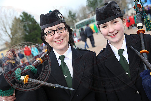 St. Patrick's Day celebrations in Enniskillen, County Fermanagh.