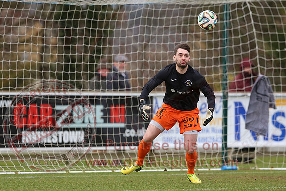 Ballinamallard United (1) V Glenavon (3) in IFA Danske Premier League.