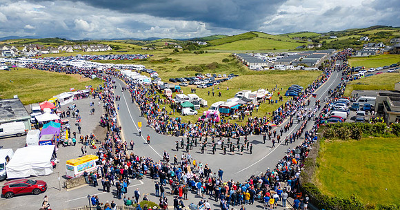 Annual County Donegal Twelfth Demonstration at Rossnowlagh