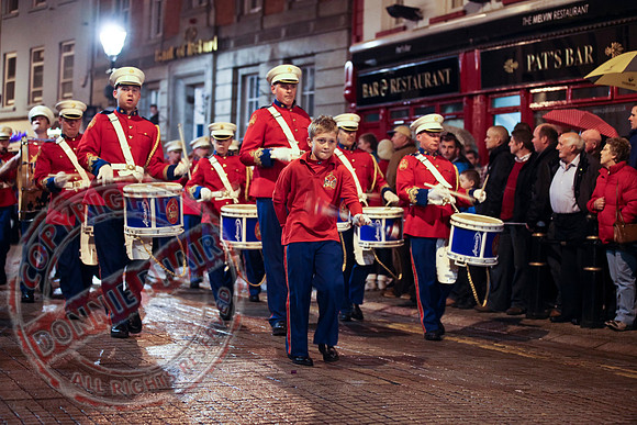 Loyalist Parade in Enniskillen, County Fermanagh.