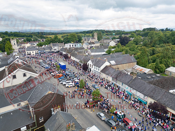 Aerial Photos of the Annual County Fermanagh Twelfth Demonstration In Irvinestown-26