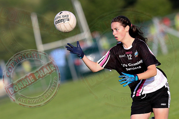 Aghadrumsee (1-14) V Ederney (1-05) in Girls U16 GAA Division One Final.