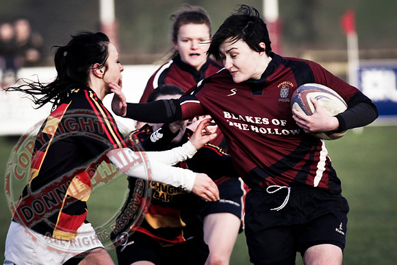 Enniskillen V Sligo in Ladies Rugby.