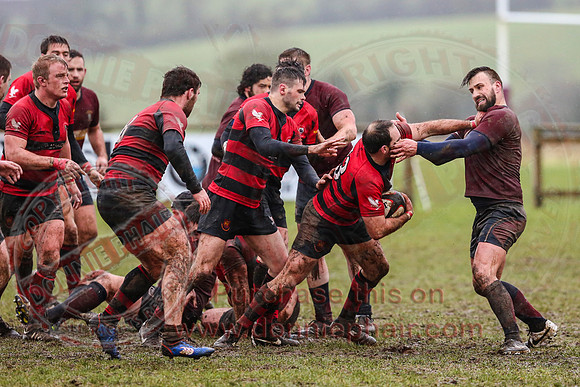 Enniskillen 1st XV (3) V Carrickfergus (20) in Kukri Qualifying Rugby League 2