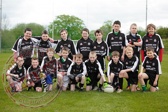 Celebrating Aghadrumsee GAA Club new playing field the U12 Aghadrumsee GAA Team play local rivals Roslea.