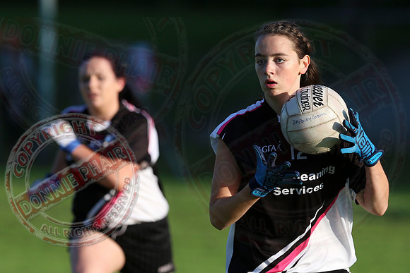 Aghadrumsee (1-14) V Ederney (1-05) in Girls U16 GAA Division One Final.