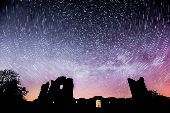 Startrails at Old Crom Castle