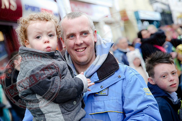 St. Patrick's Day celebrations in Enniskillen, County Fermanagh.