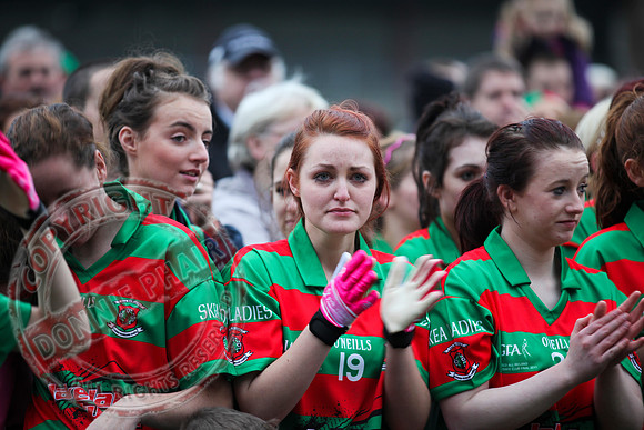 All-Ireland Ladies Intermediate Final between Lisnaskea and Stabannon.