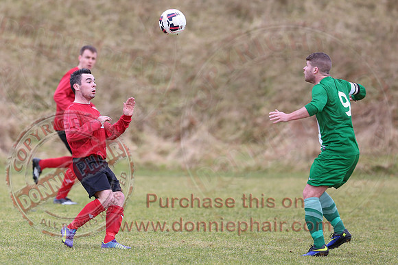 Irvinestown Wanderers (1) V Ardoyne (2) in Irish Junior Cup.