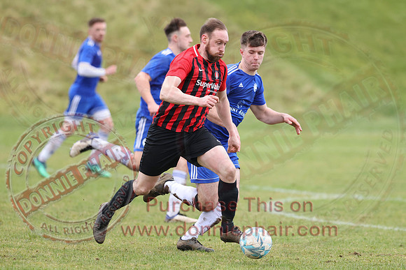 Irvinestown (0) V Enniskillen Athletic (0) in Mercer Football League-2