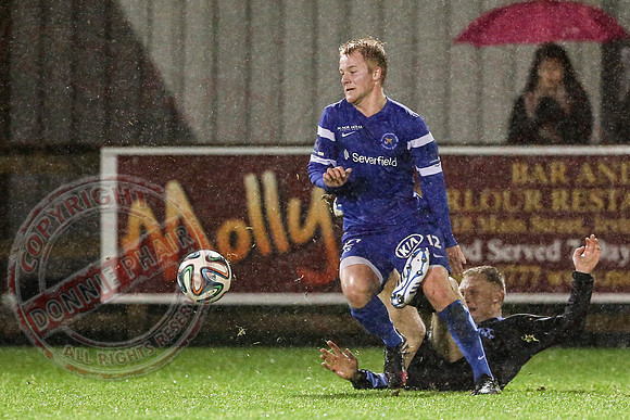 Ballinamallard United (2) V Ballymena United (3) in League Cup Semi-Final.
