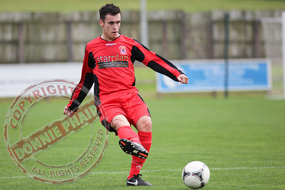 Ballinamallard FC V Dungannon Swifts in IFL Premium League Game.