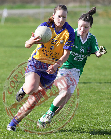 Fermanagh Cladies V Clare in GAA Football.