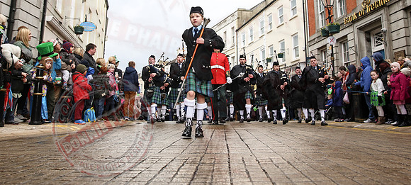 St. Patrick's Day celebrations in Enniskillen, County Fermanagh.