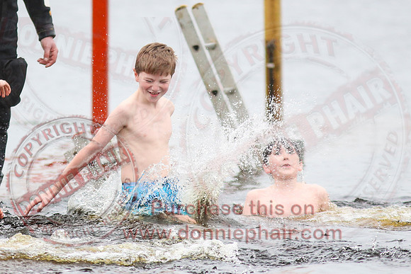 Galloon Island Charity Swim on New Years Day.