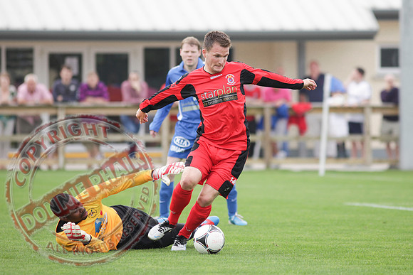 Ballinamallard FC V Dungannon Swifts in IFL Premium League Game.