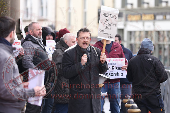 Independent Councillors Protest over Censorship outside Enniskillen Townhall-31