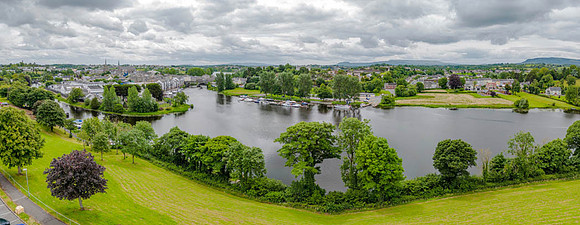 A view of the Round ) in Enniskillen